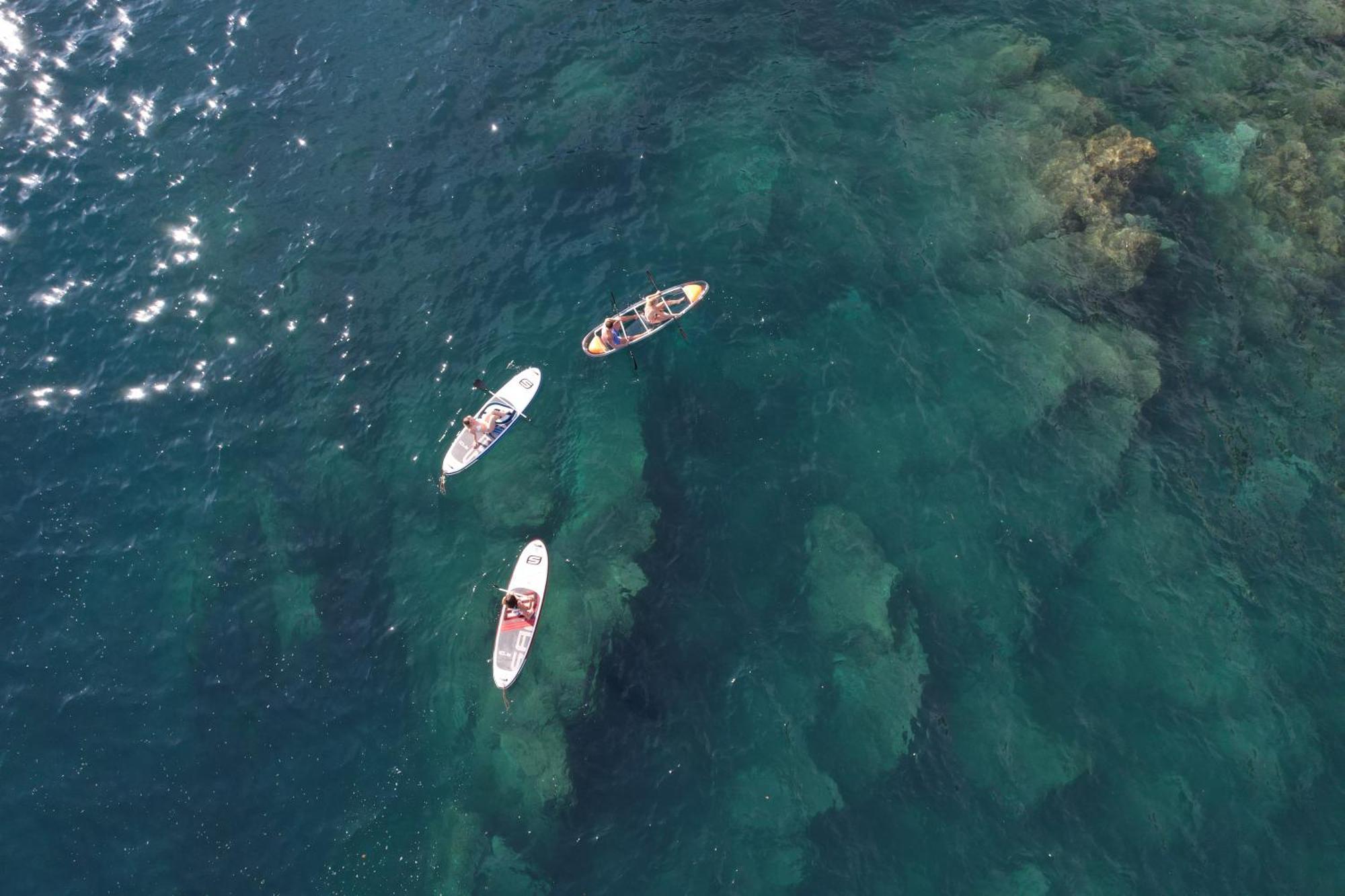 แกรนด์ โฮเทล บริสตอล รีสอร์ต แอนด์ สปา Hotel ราปาลโล ภายนอก รูปภาพ Aerial view of the Blue Cave